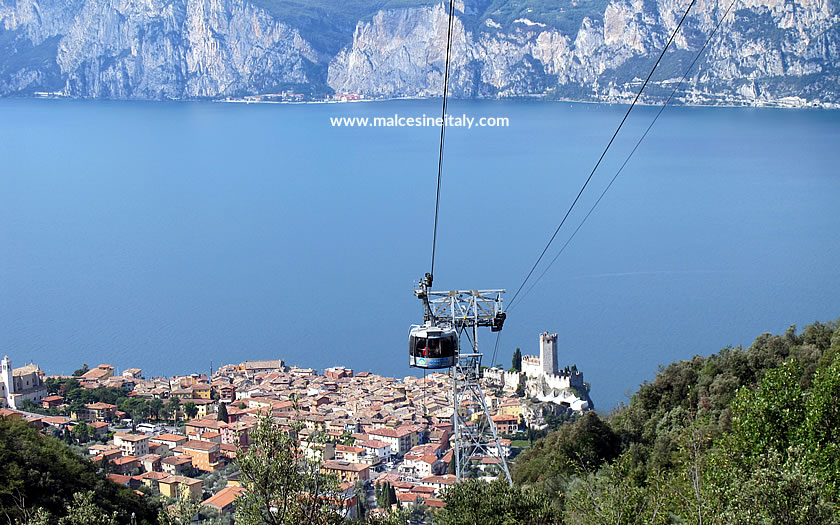 The cable car at Malcesine