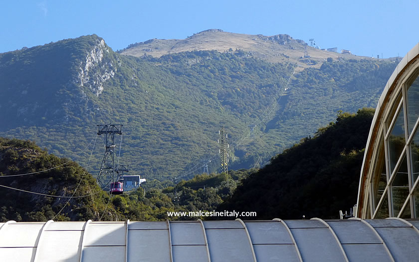 The cable car to Monte Baldo at Malcesine